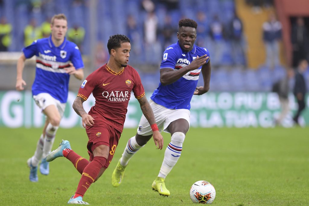 Sampdoria vs Roma - Serie A TIM 2019/2020 Vieira Kluivert