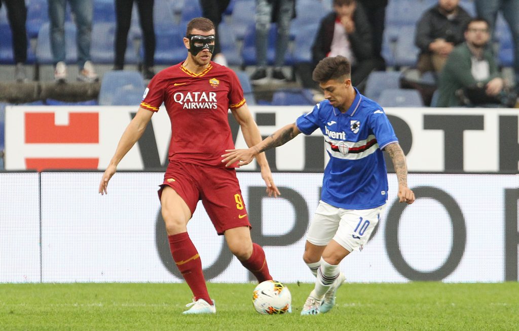 Sampdoria vs Roma - Serie A TIM 2019/2020 Rigoni Dzeko
