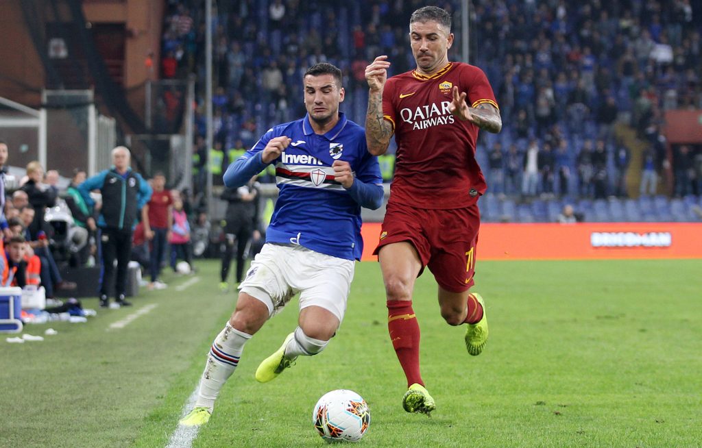 Sampdoria vs Roma - Serie A TIM 2019/2020 Kolarov