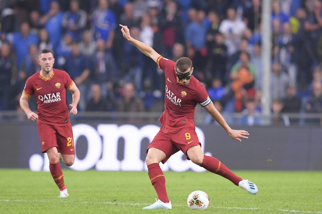 Dzeko Roma Sampdoria