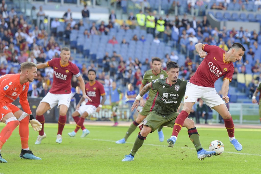 kalinic pisacane AS Roma vs Cagliari   - Serie A TIM 2019/2020