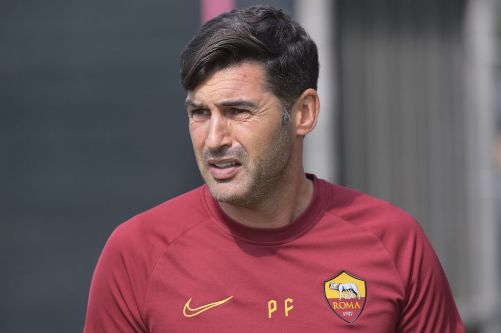 Fonseca AS Roma, allenamento mattutino a Trigoria