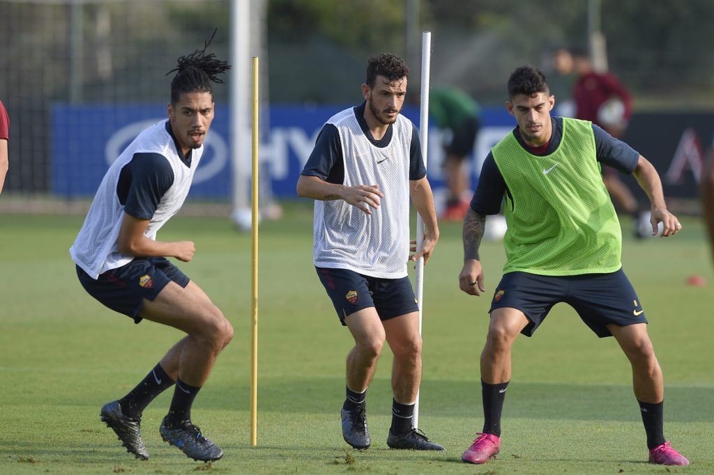 AS Roma, allenamento a Trigoria