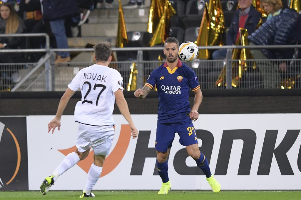 Spinazzola Wolfsberger vs Roma - Europa League 2019/2020