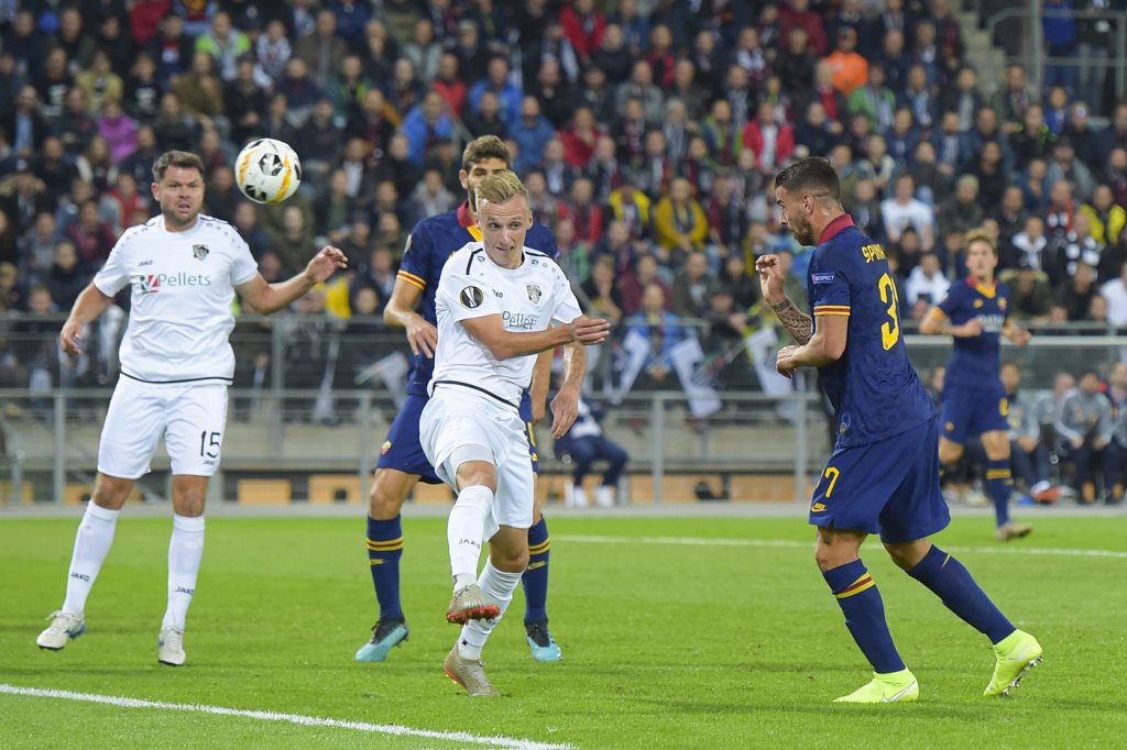 Spinazzola gol wolfsberger-roma-5
