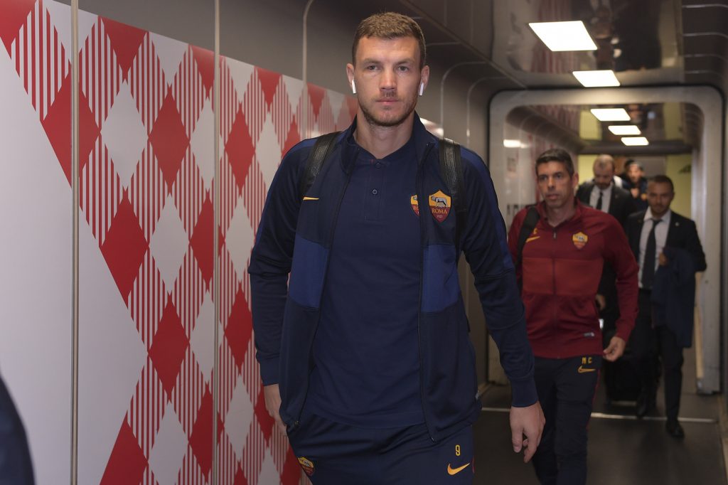 Dzeko Roma Fiumicino Genova
