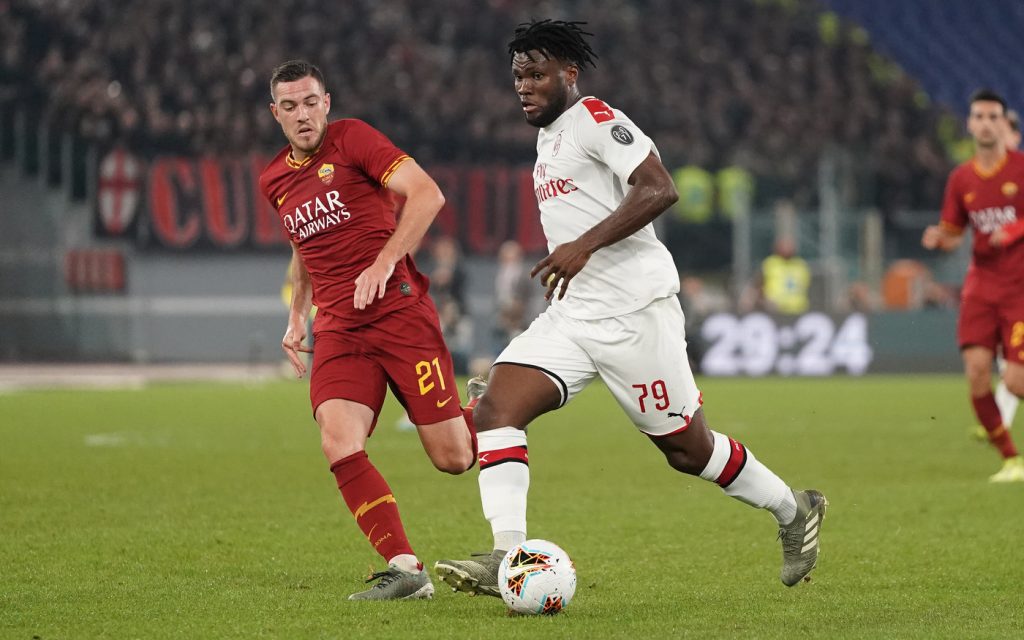 Kessie Veretout Roma vs Milan - Serie A TIM 2019/2020
