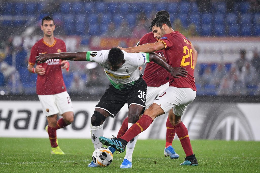 Fazio Embolo AS Roma vs Borussia Monchengladbach - Europa League 2019/2020