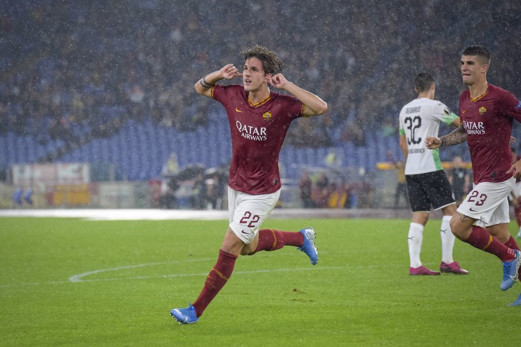 Zaniolo roma-borussia-moenchengladbach-17