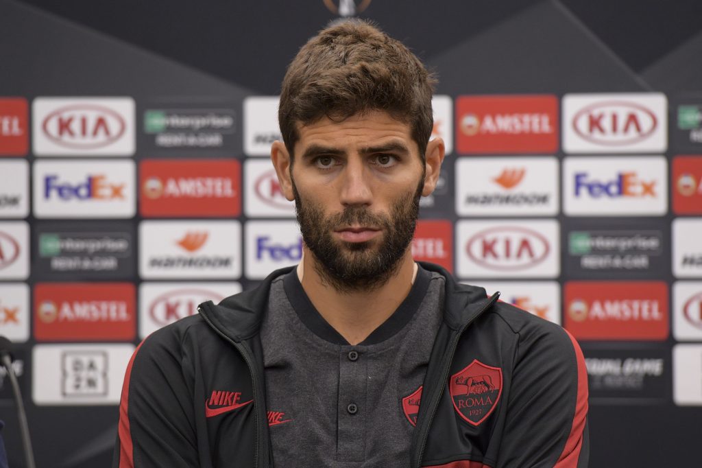 Fazio Europa League, l'AS Roma in conferenza stampa di presentazione del match Wolfsberger vs Roma