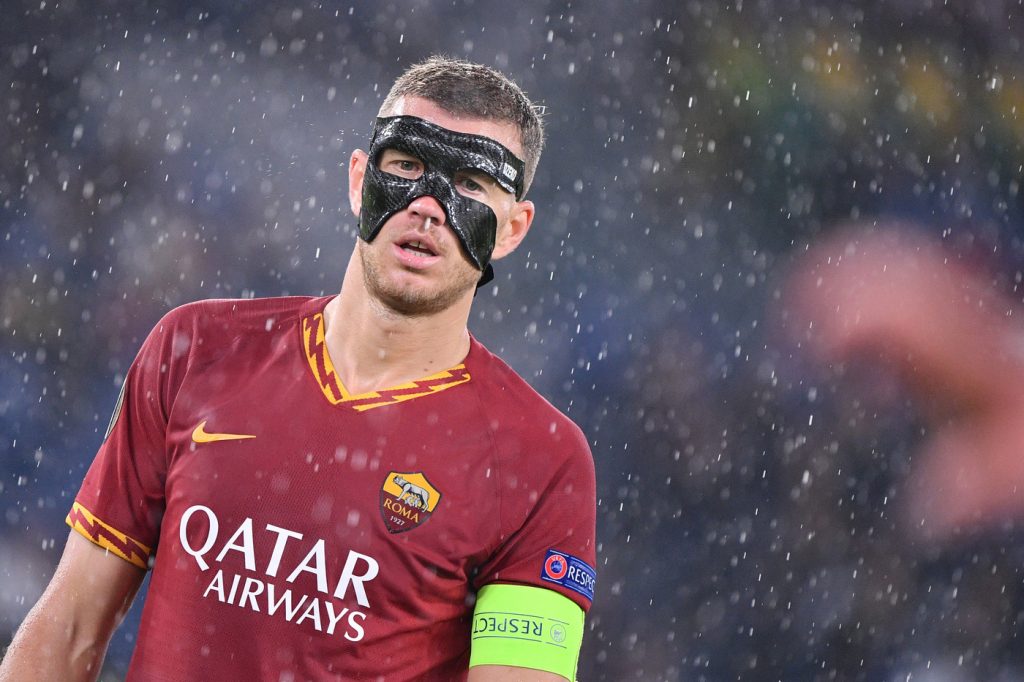 dzeko AS Roma vs Borussia Monchengladbach - Europa League 2019/2020