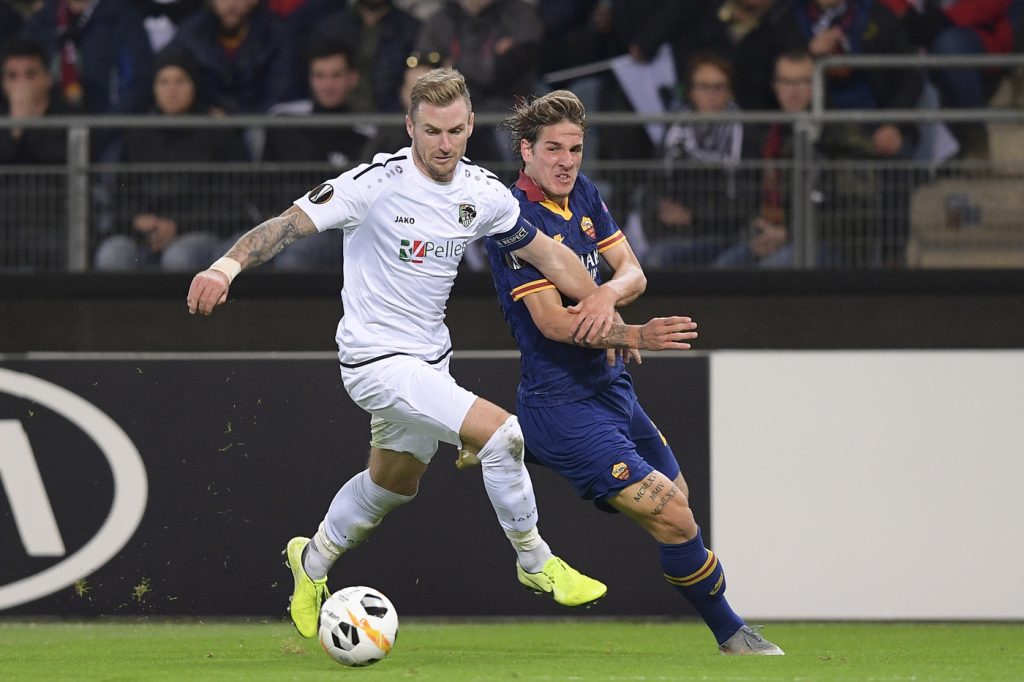 zaniolo Wolfsberger vs Roma - Europa League 2019/2020