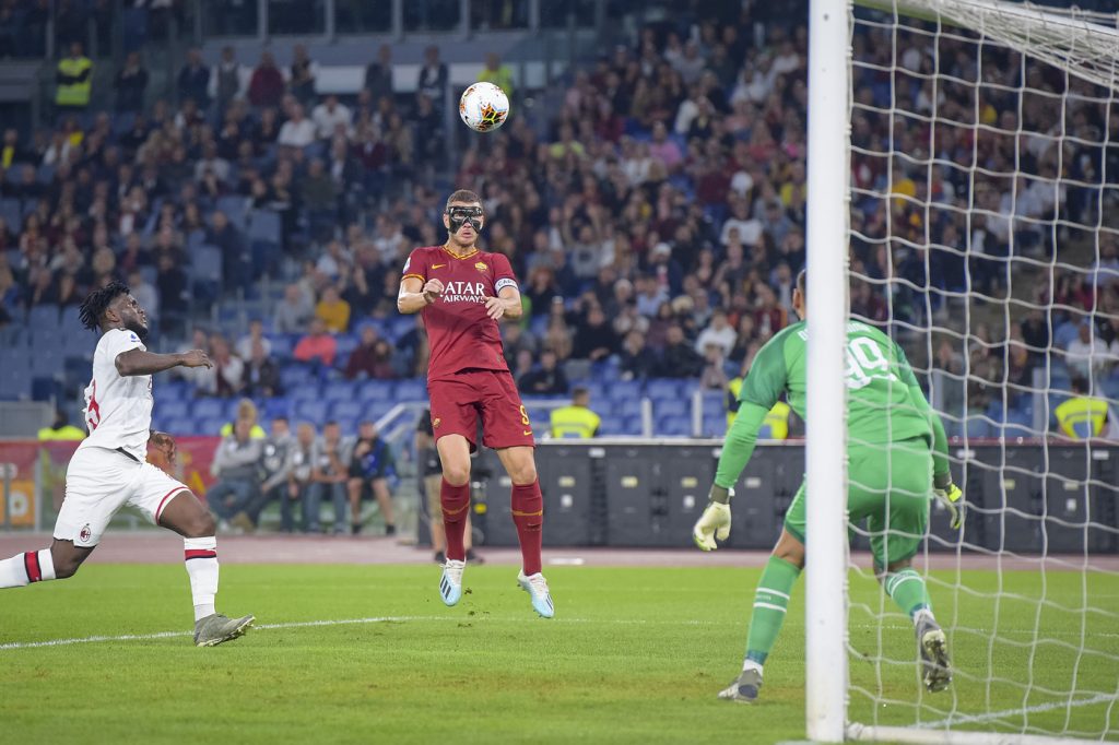 Dzeko Roma vs Milan - Serie A TIM 2019/2020