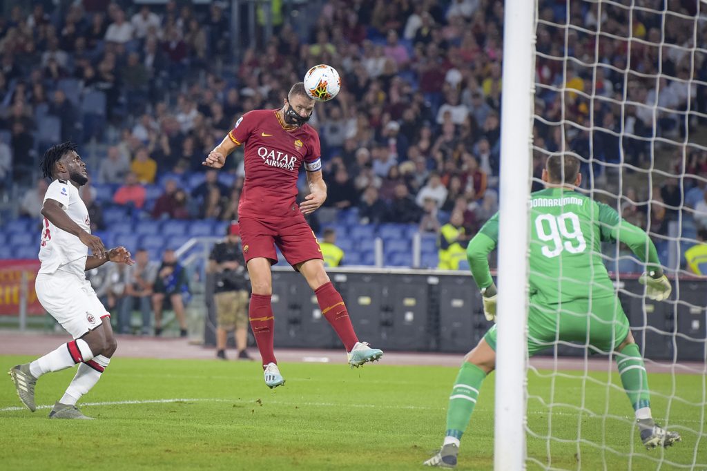 Dzeko Roma vs Milan - Serie A TIM 2019/2020Roma vs Milan - Serie A TIM 2019/2020