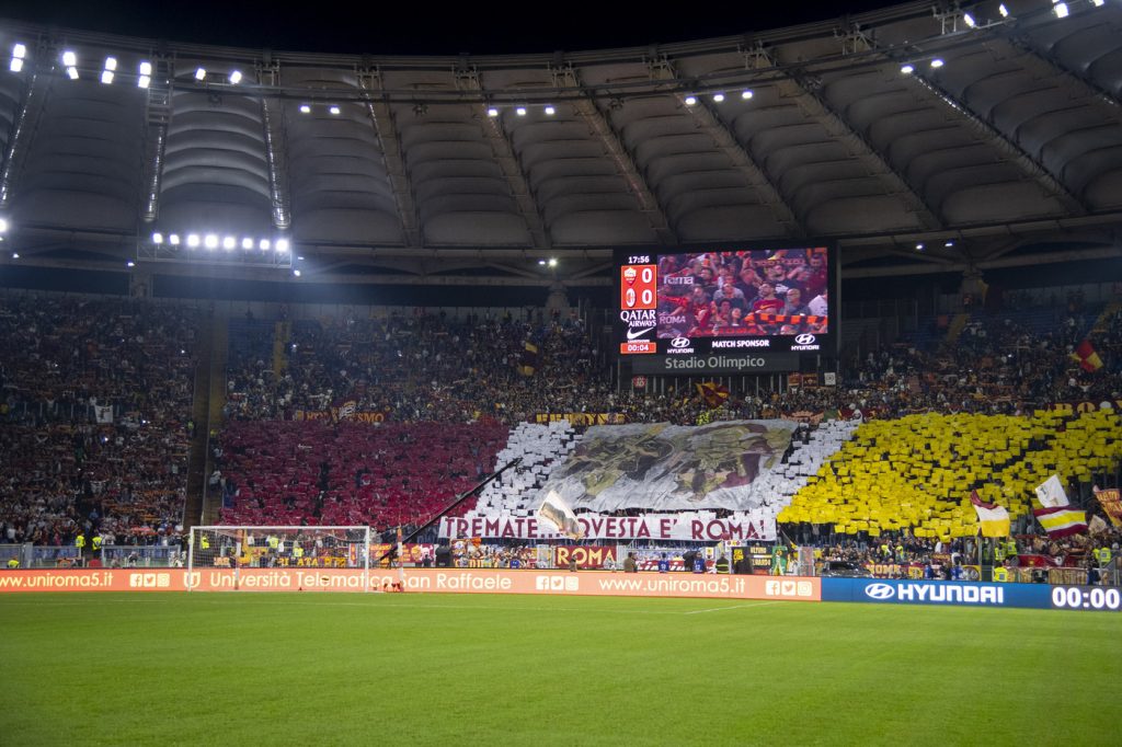 Curva Sud Olimpico Roma vs Milan - Serie A TIM 2019/2020Roma vs Milan - Serie A TIM 2019/2020