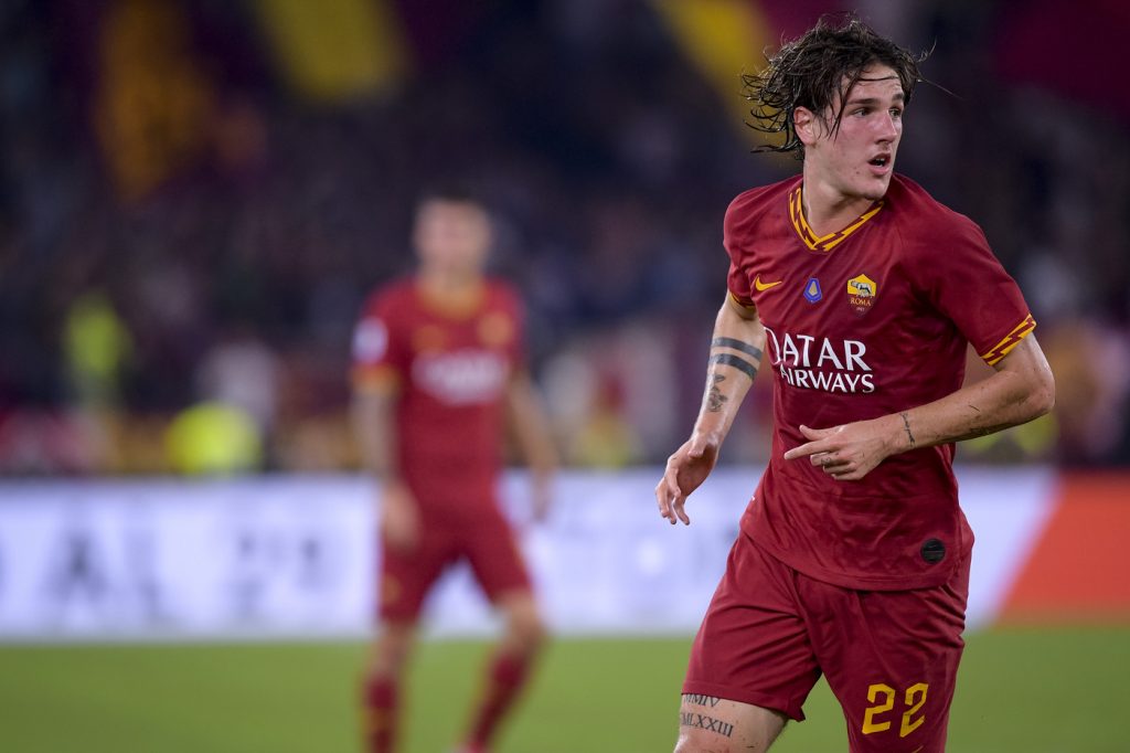 Zaniolo Roma vs Milan - Serie A TIM 2019/2020Roma vs Milan - Serie A TIM 2019/2020
