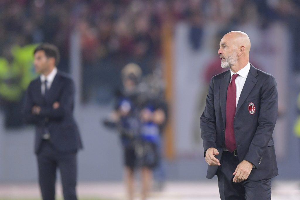 Pioli Roma vs Milan - Serie A TIM 2019/2020Roma vs Milan - Serie A TIM 2019/2020
