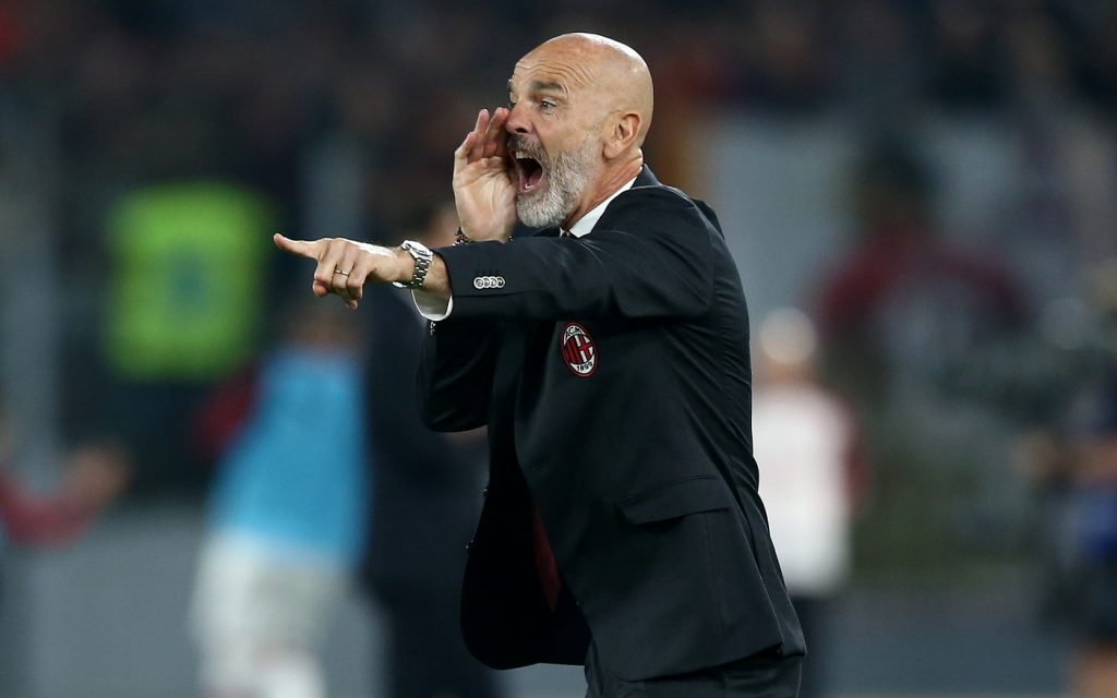Pioli Roma vs Milan - Serie A TIM 2019/2020