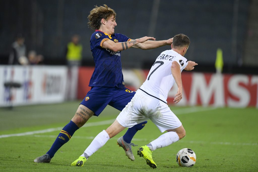 zaniolo Wolfsberger vs Roma - Europa League 2019/2020