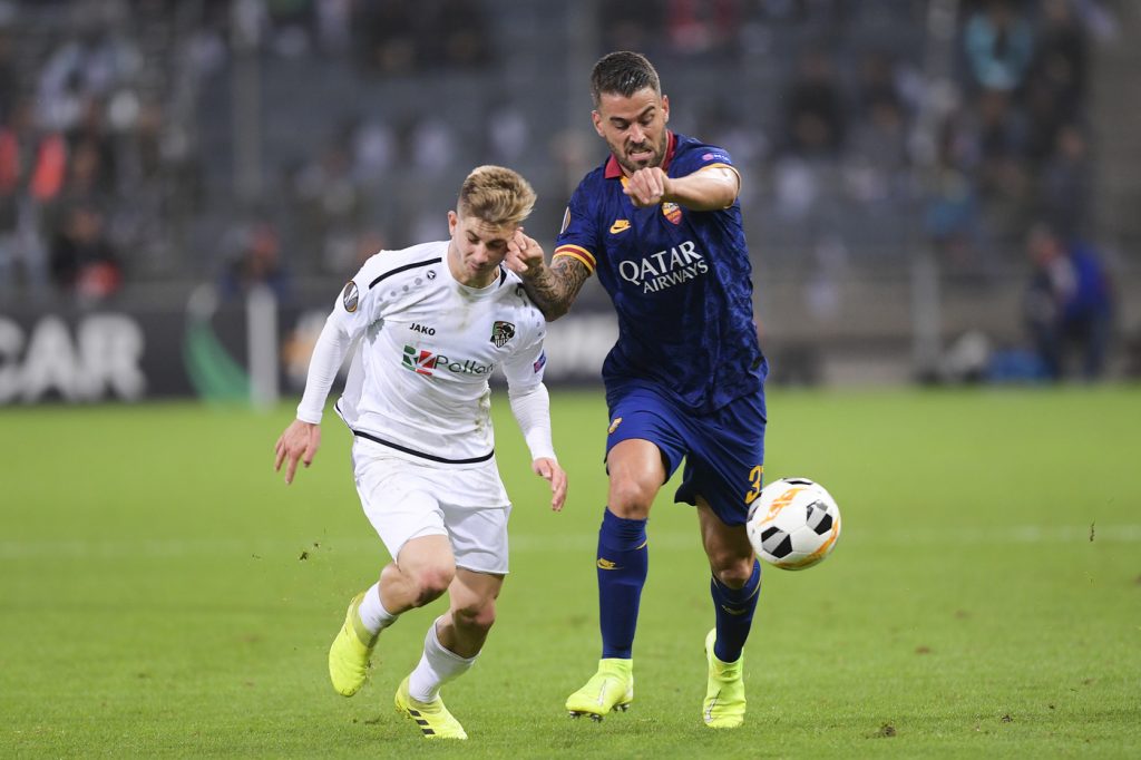 spinazzola schmid Wolfsberger vs Roma - Europa League 2019/2020
