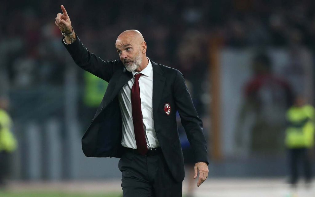 Pioli Roma vs Milan - Serie A TIM 2019/2020
