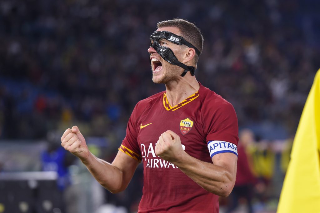 Dzeko Roma vs Milan - Serie A TIM 2019/2020