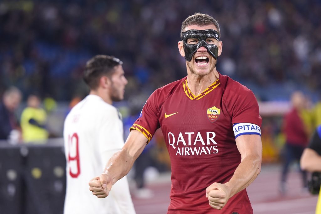 Dzeko Roma vs Milan - Serie A TIM 2019/2020