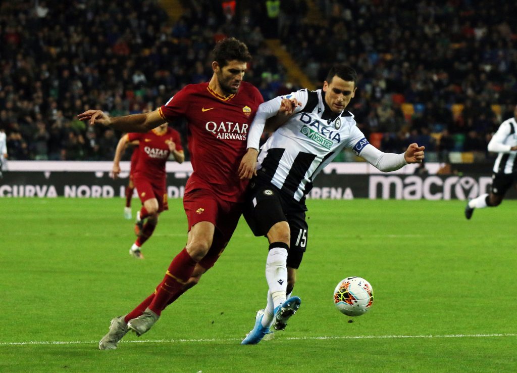 fazio lasagna Udinese vs Roma - Serie A TIM 2019/2020