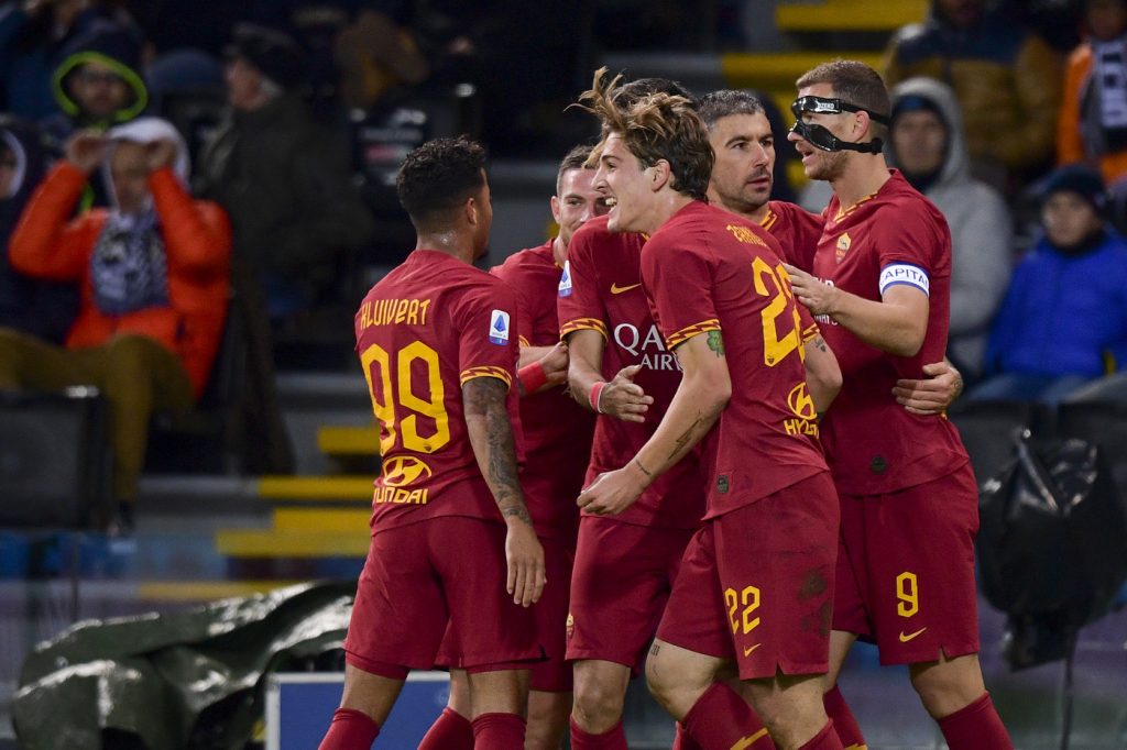 udinese-roma-15 zaniolo dzeko kluivert