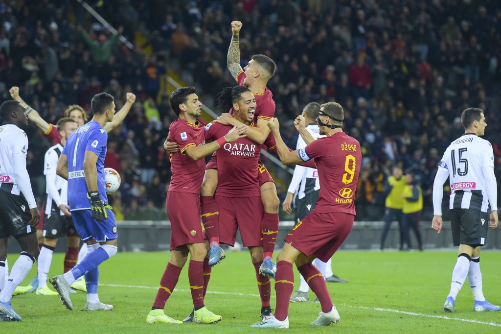smalling mancini Udinese vs Roma - Serie A TIM 2019/2020