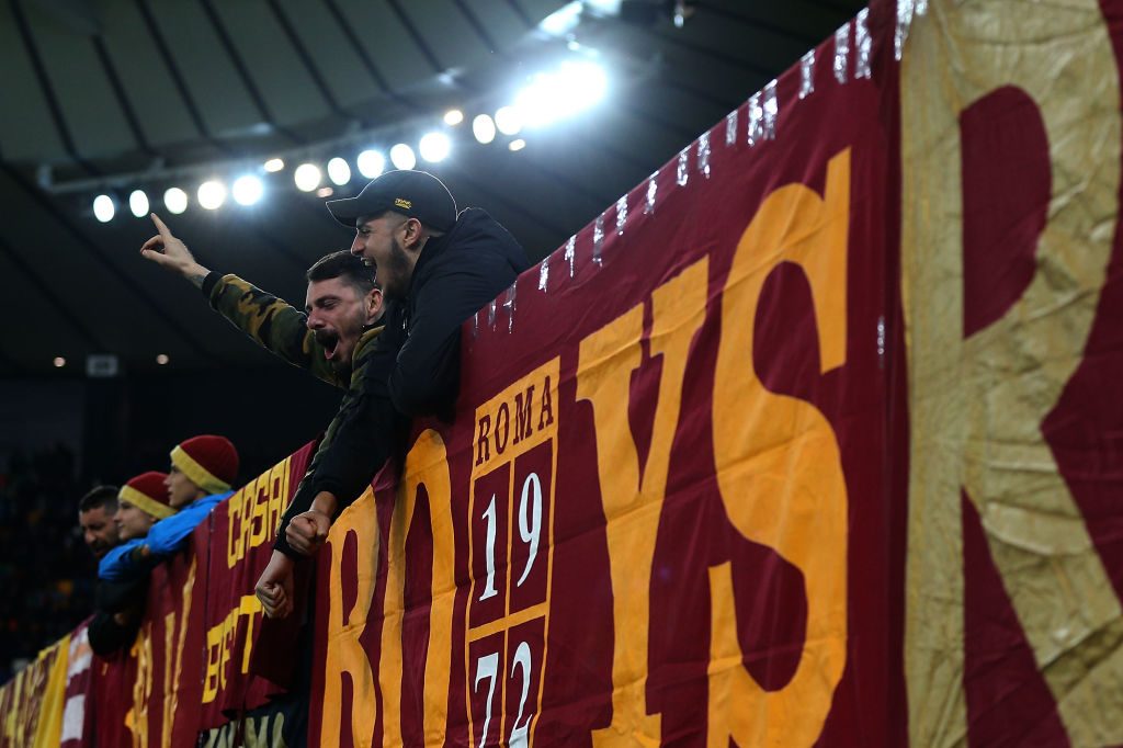 tifosi curva sud Udinese Calcio v AS Roma - Serie A
