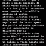 messaggio mamma zaniolo tifosi napoli