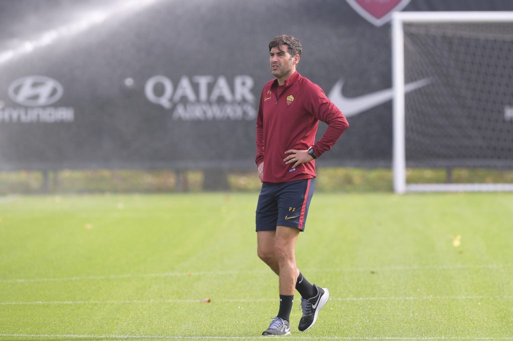 AS Roma, allenamento a Trigoria Fonseca