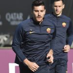 pellegrini AS Roma, sessione di allenamento a TrigoriaAS Roma, sessione di allenamento a Trigoria