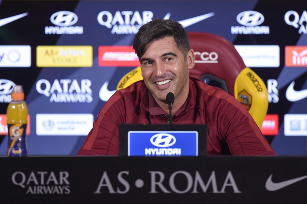 AS Roma, la conferenza stampa di Paulo Fonseca