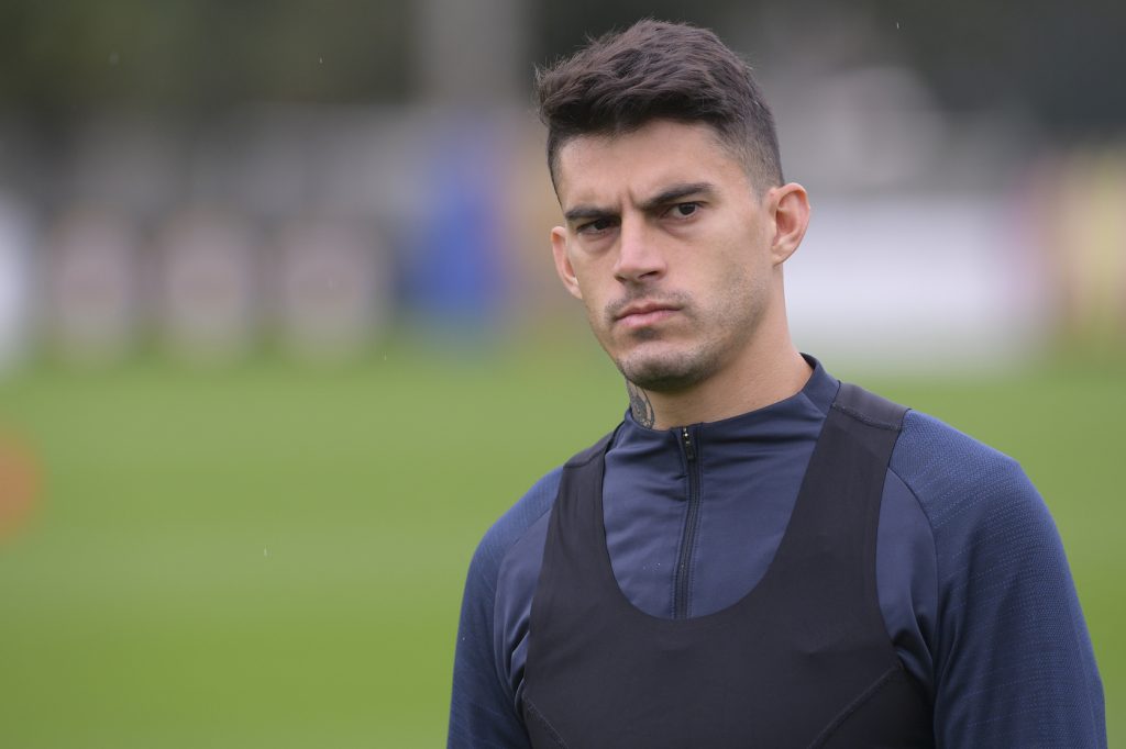Perotti AS Roma, sessione di allenamento a Trigoria
