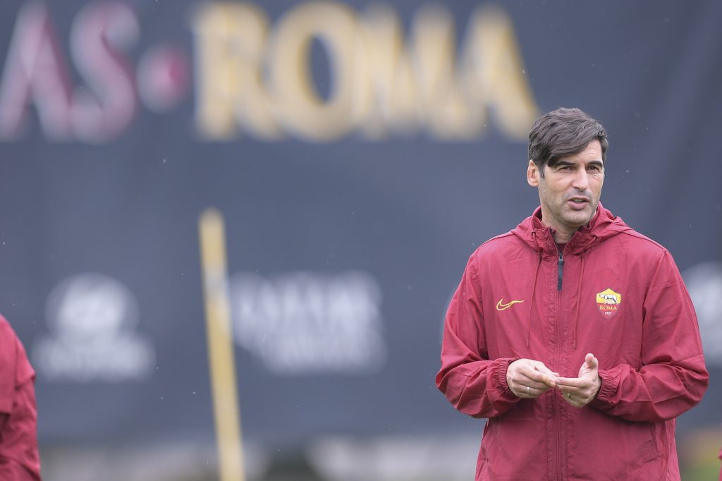 Fonseca AS Roma, sessione di allenamento a Trigoria