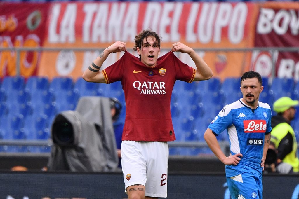 zaniolo Roma vs Napoli -  Serie A Tim 2019 2020