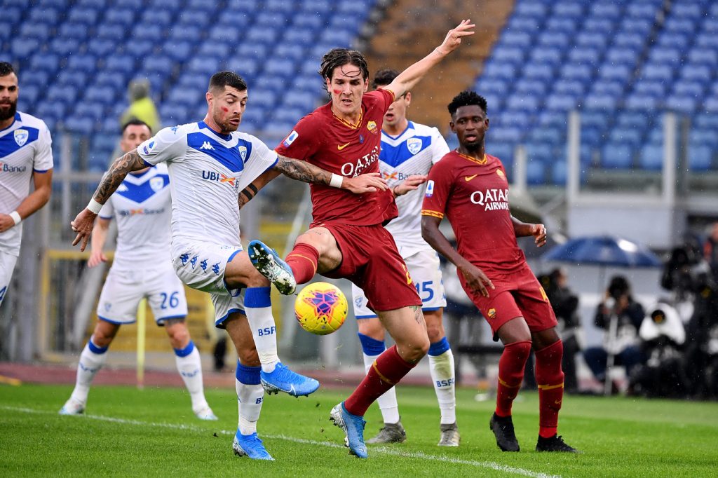 Zaniolo Sabelli Roma vs Brescia - Serie A TIM 2019/2020