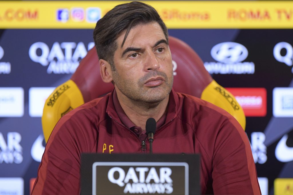 AS Roma, conferenza stampa del mister Paulo Fonseca