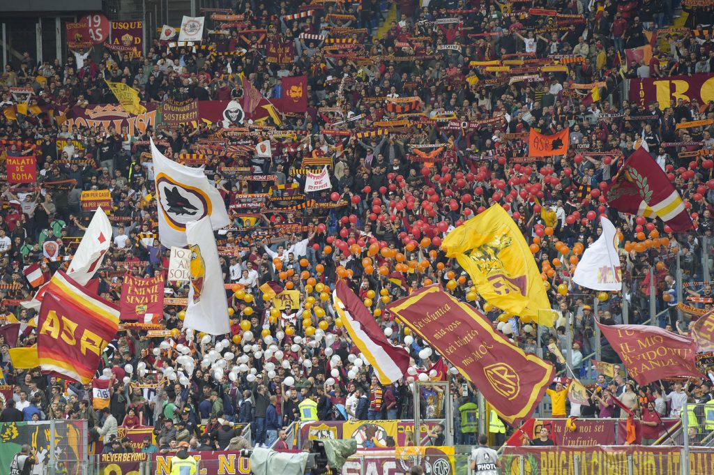 curva sud tifosi Roma vs Napoli -  Serie A Tim 2019 2020