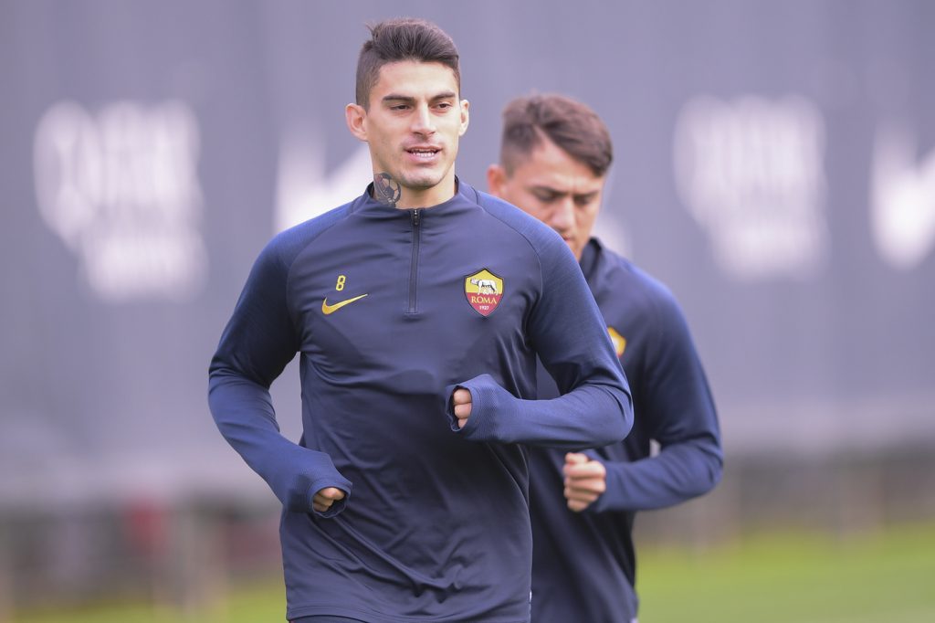 AS Roma, sessione di allenamento a Trigoria Perotti