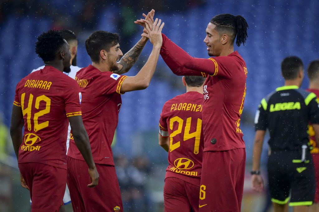 Smalling Diawara Pellegrini Roma vs Brescia - Serie A TIM 2019/2020