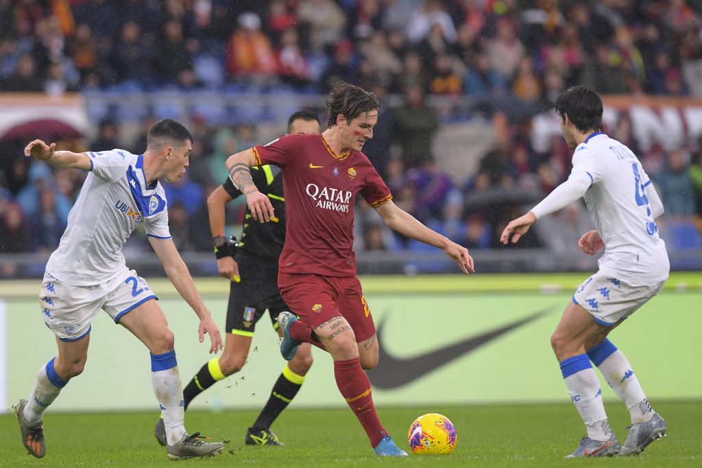 Zaniolo Tonali Bisoli Roma vs Brescia - Serie A TIM 2019/2020