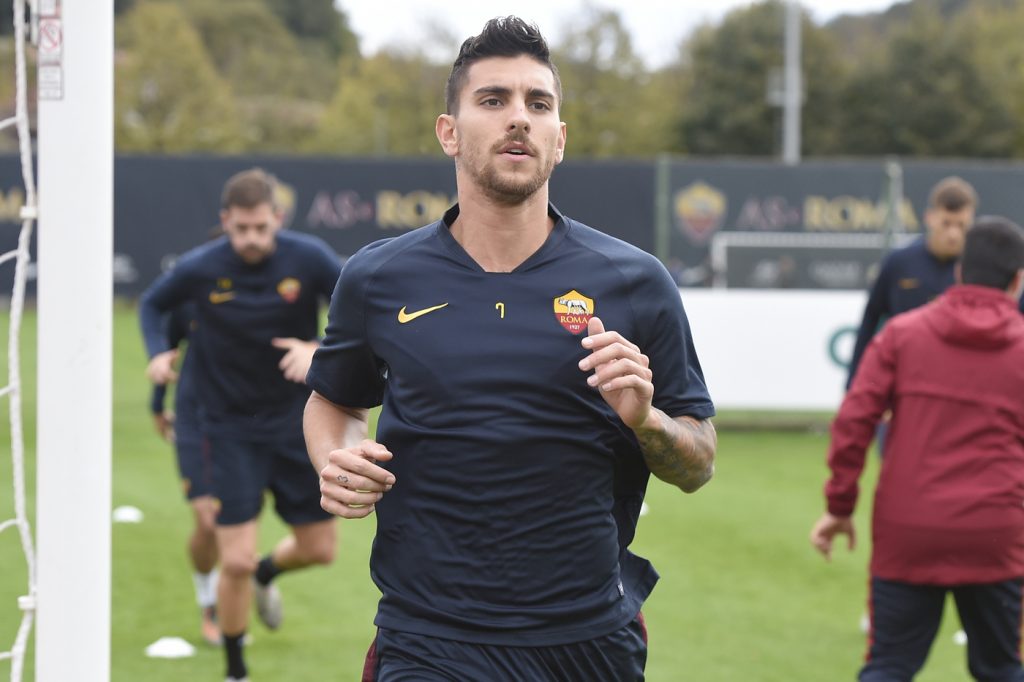 pellegrini AS Roma, allenamento a Trigoria