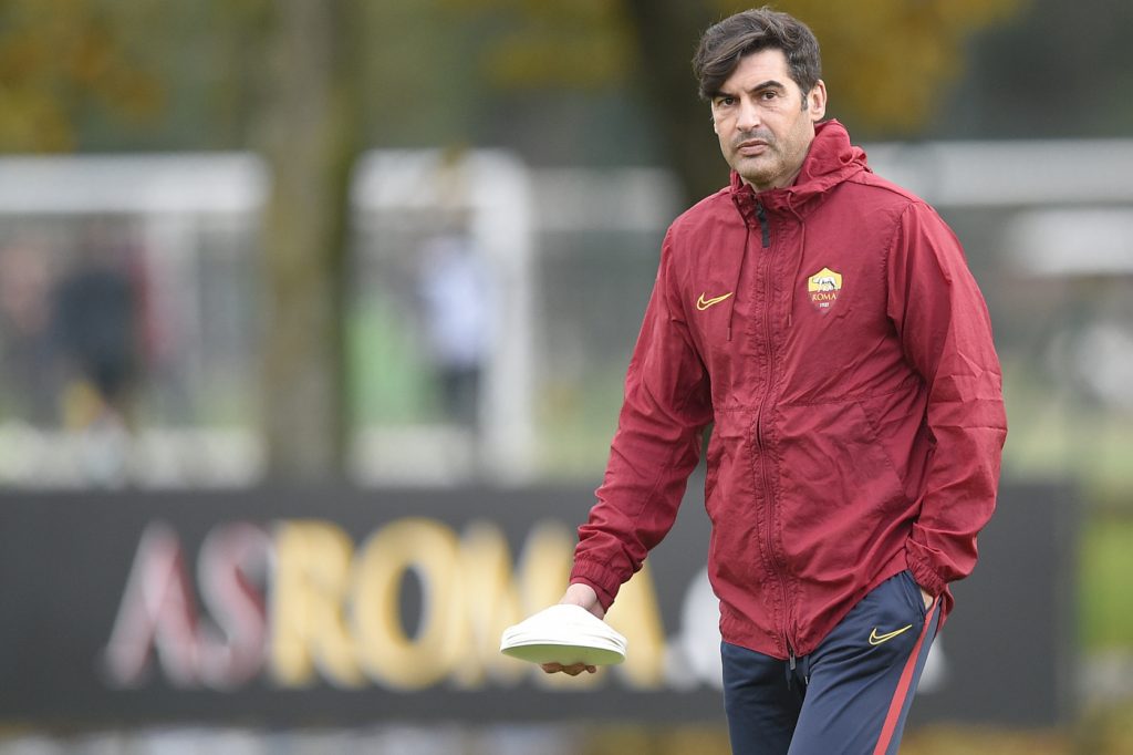 Fonseca AS Roma, allenamento a Trigoria