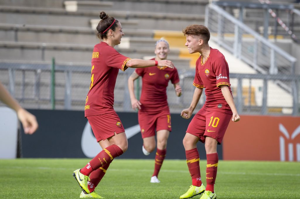 Vanessa Bernauer Manuela Giugliano Serie A Femminile, Roma vs Sassuolo