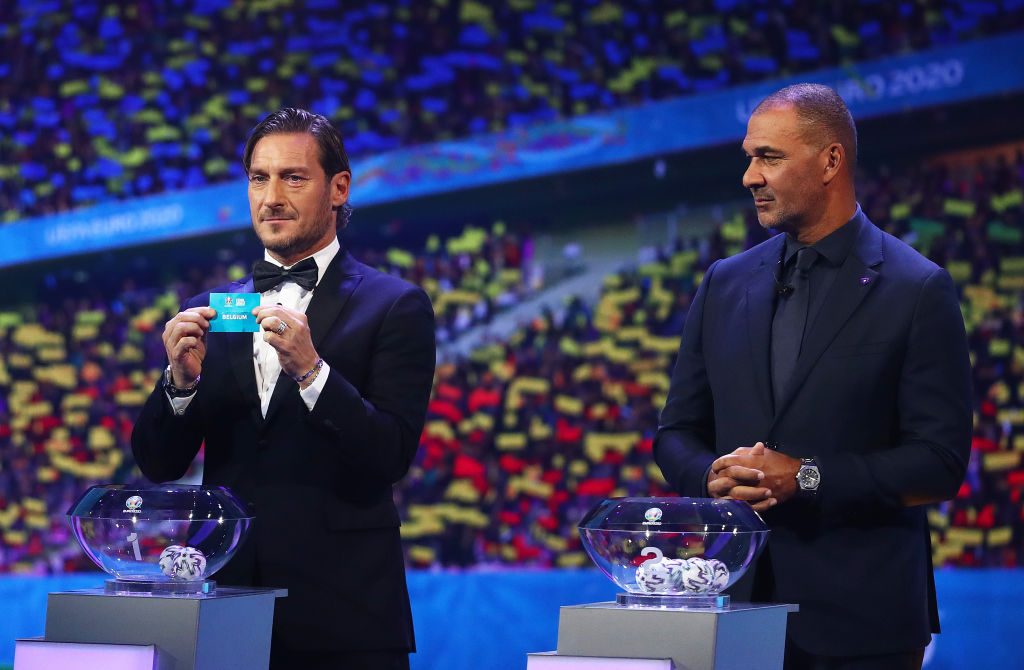 totti gullit UEFA Euro 2020 Final Draw Ceremony