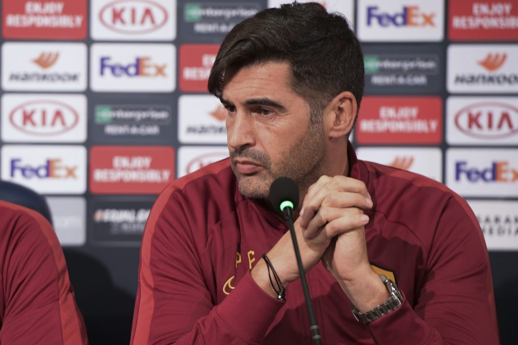 fonseca Conferenza stampa AS Roma - UEFA Europa League 2019/2020