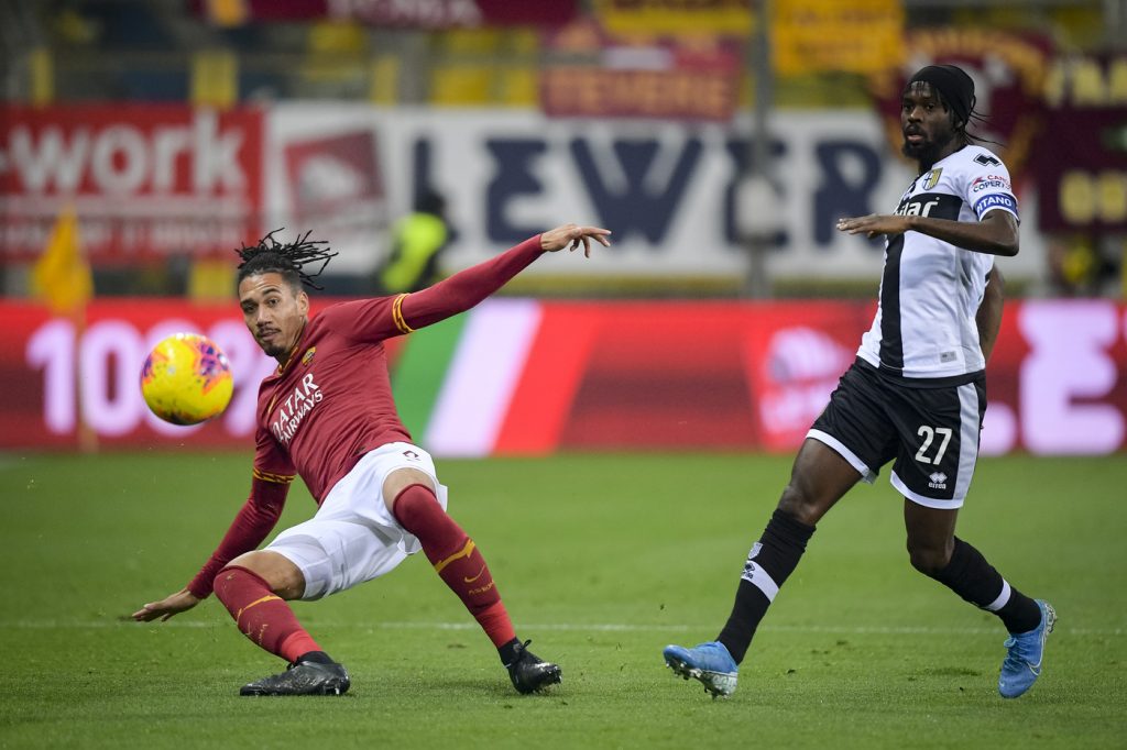 smalling gervinho Parma vs Roma - Serie A TIM 2019/2020